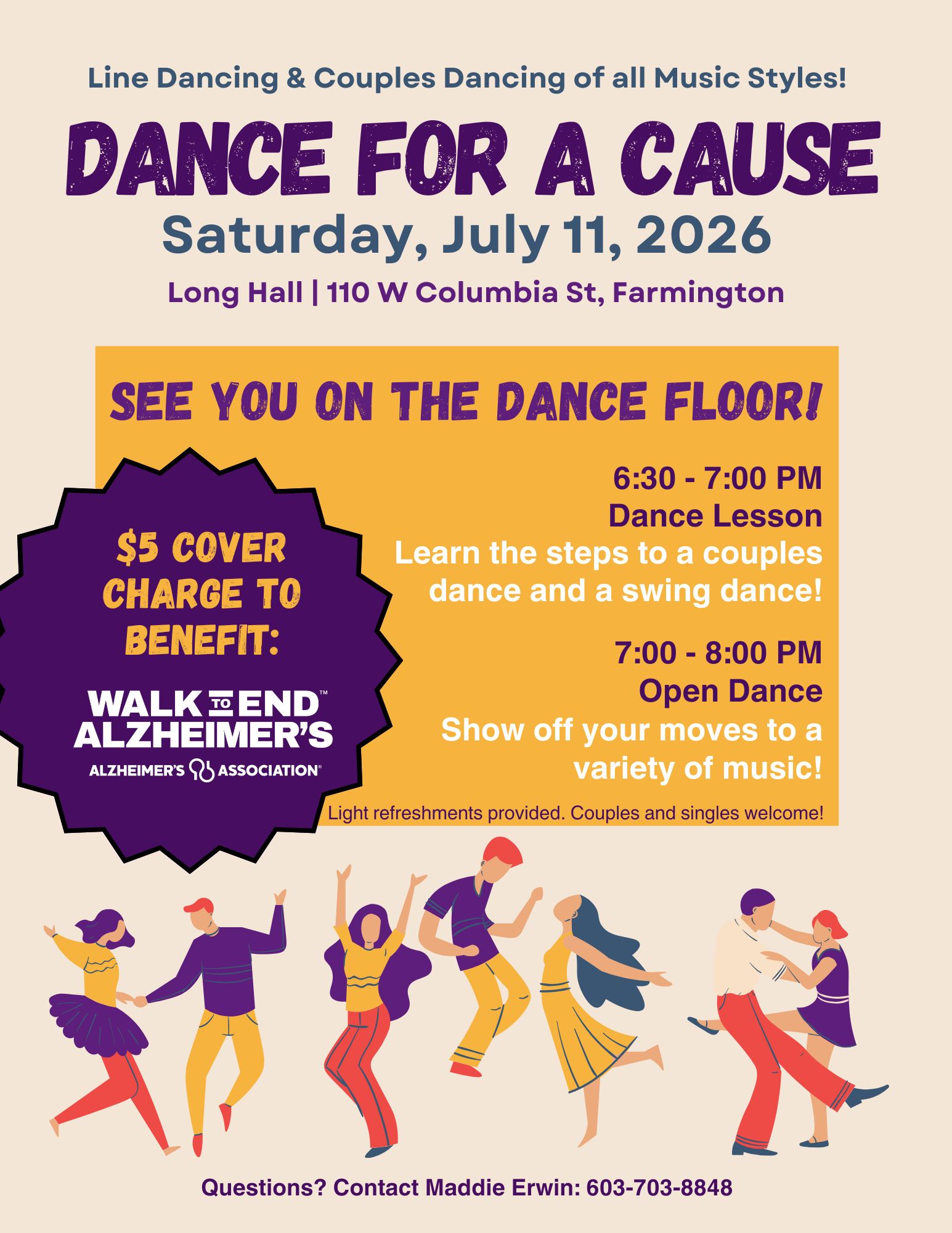 swing dance for ALZ USSSA Fastpitch Tournament